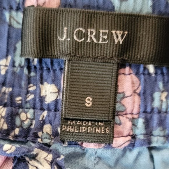 J Crew Pink and Blue Stretch Floral Beach Shorts Size Small - Picture 2 of 14